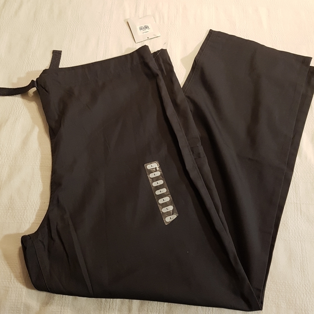 Cherokee men's Large pewter scrub pants unisex fit, NWT